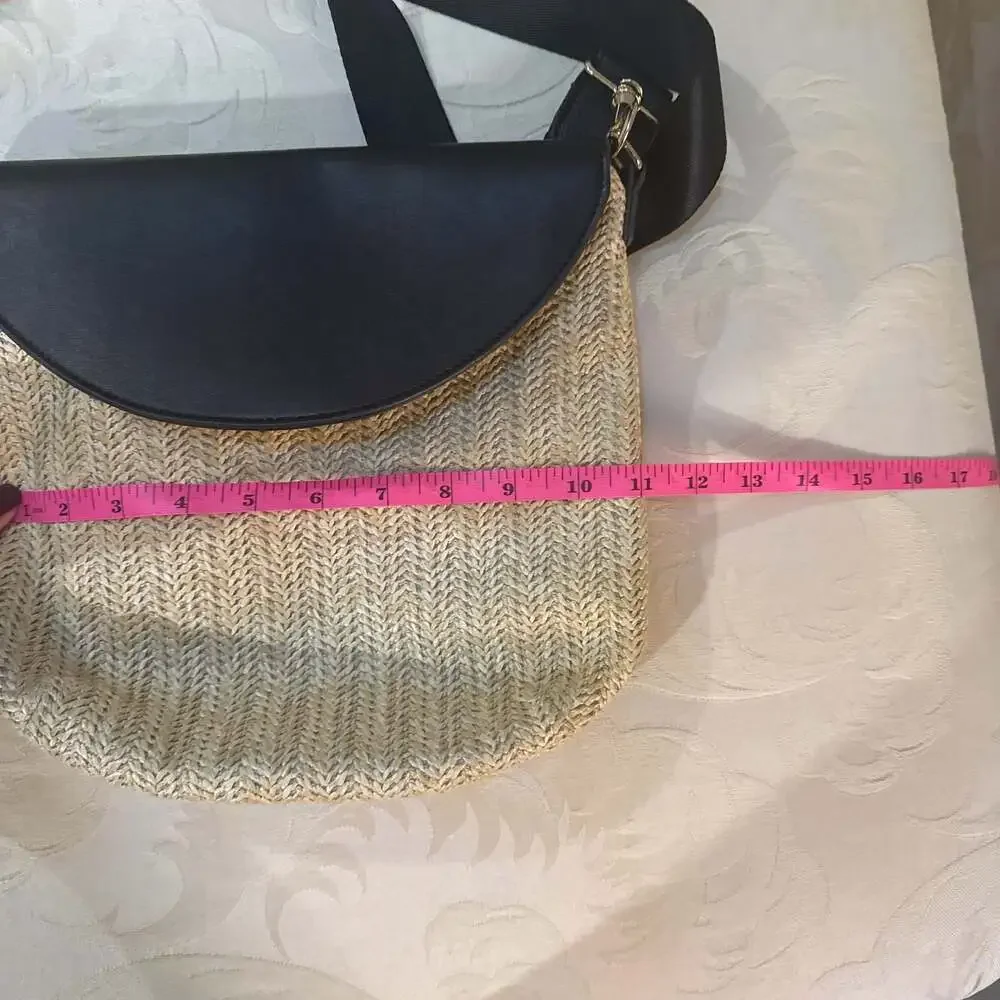 Ahdorned Camilla Raffia Crossbody Bag‎